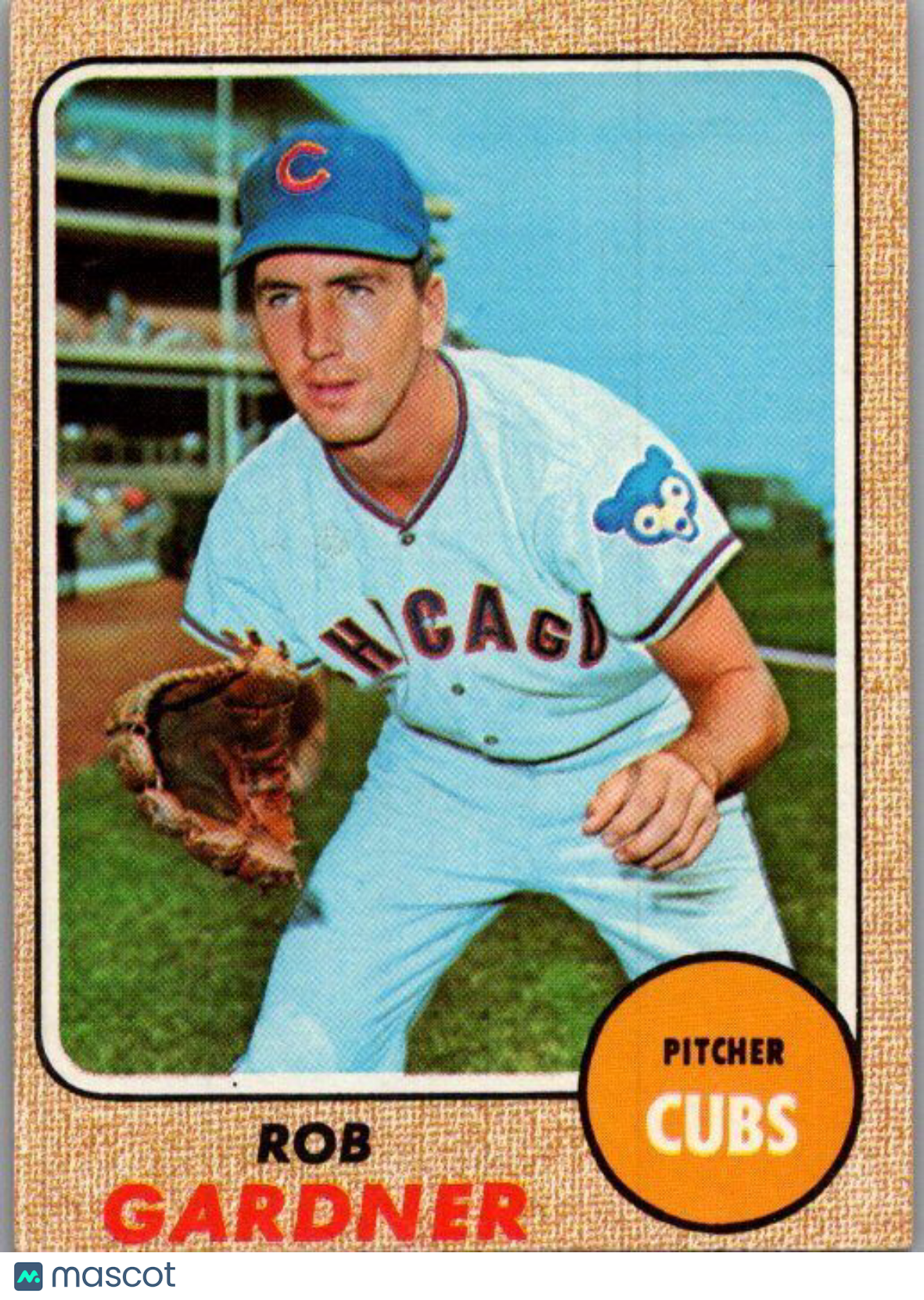 1968 Topps #219 Rob Gardner VG/EX