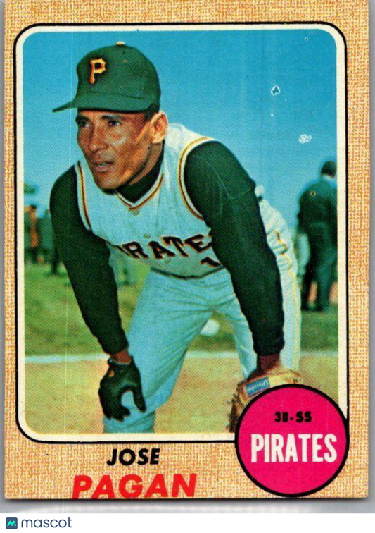 1968 Topps #482 Jose Pagan VG/EX