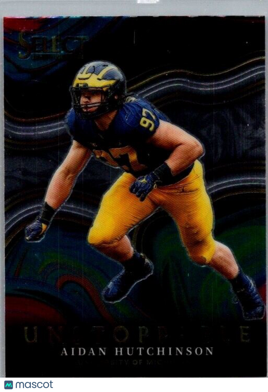 2022 Panini Select Draft Picks - Unstoppable #US-AH Aidan Hutchinson (RC)