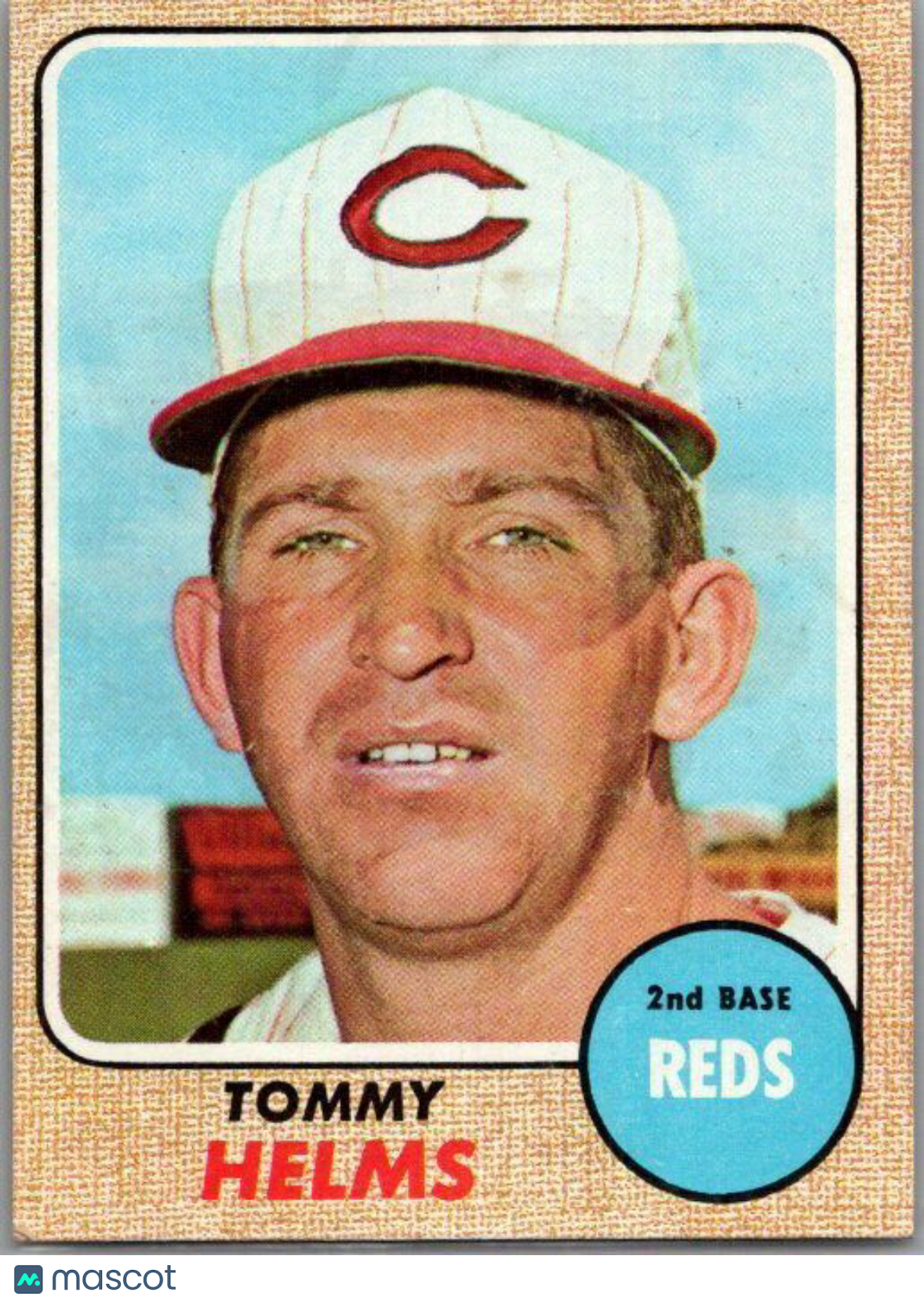 1968 Topps #405 Tommy Helms EX/NM