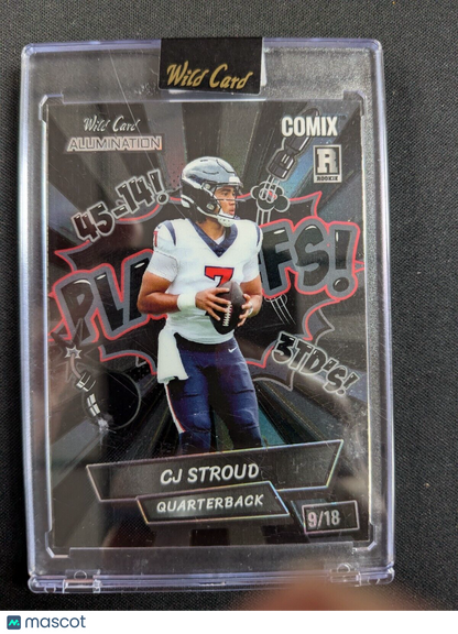 2023 Wild Card Alumination Comix Black Foil CJ Stroud #ACBP2-CS1 (RC) /18