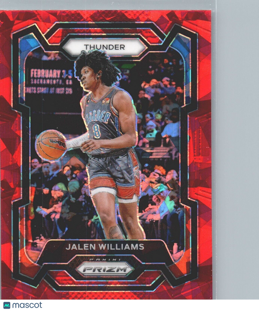 2023-24 Panini Prizm - Red Ice Prizm #19 Jalen Williams