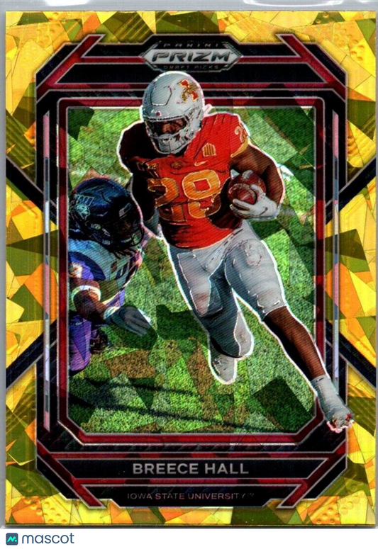 2023 Panini Prizm Draft Picks - Gold Ice Prizm #10 Breece Hall