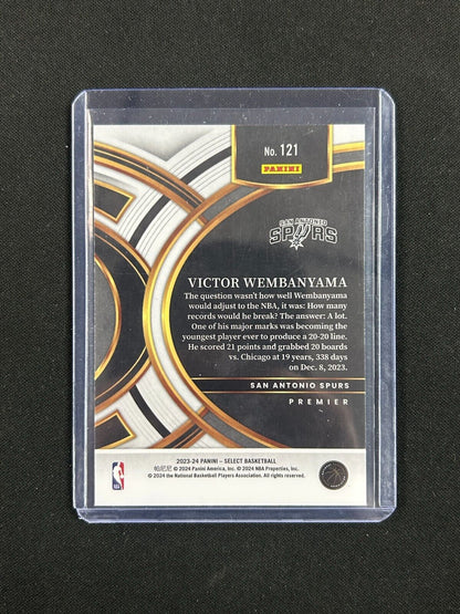 2023-24 Panini Select - Premier Level #121 Victor Wembanyama (RC)