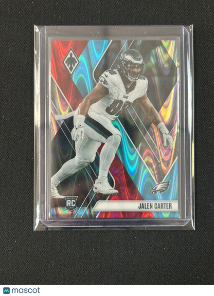 2023 Panini Phoenix - Rookies Fire & Ice Seismic #143 Jalen Carter /50 Eagles