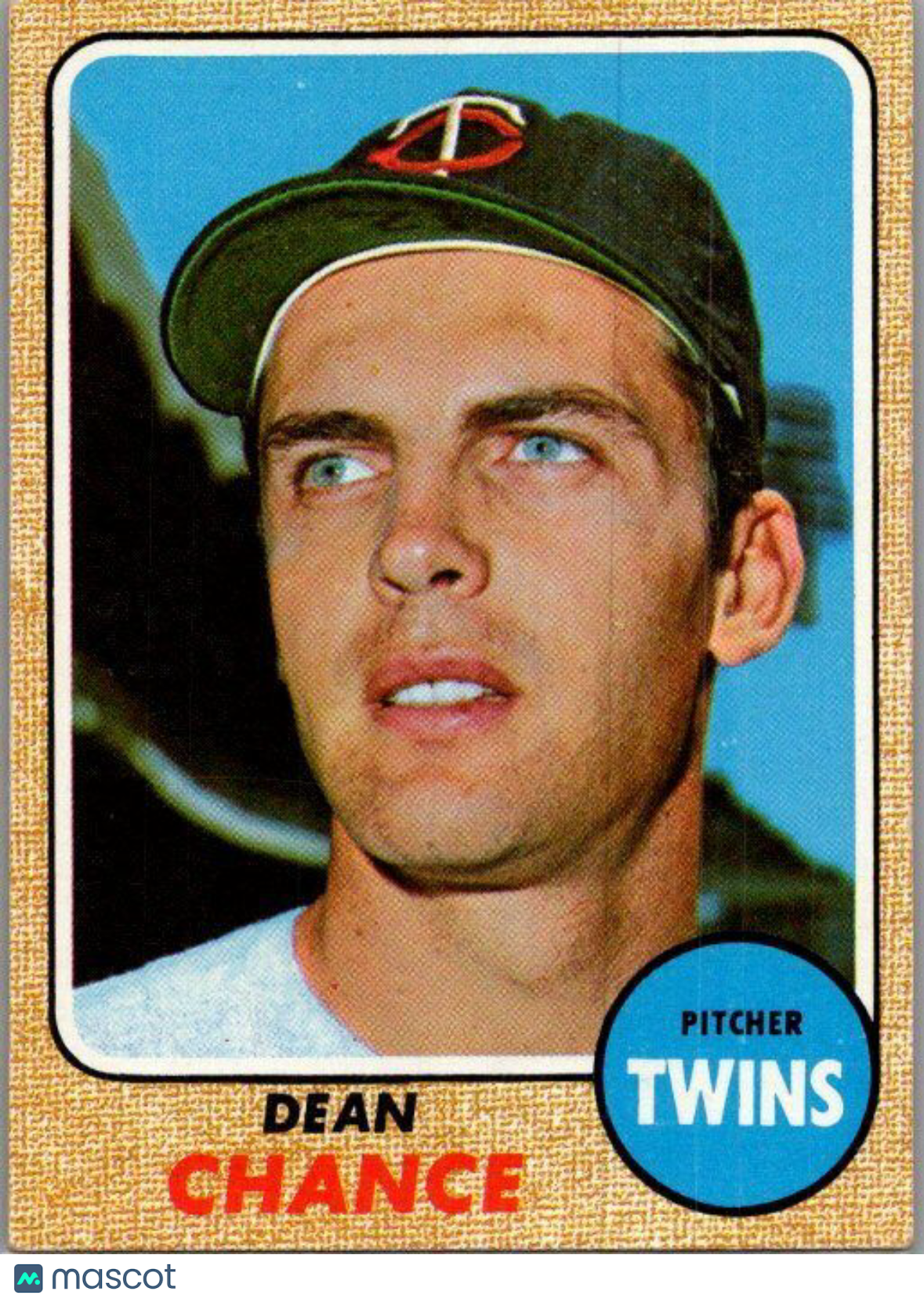 1968 Topps #255 Dean Chance EX/NM