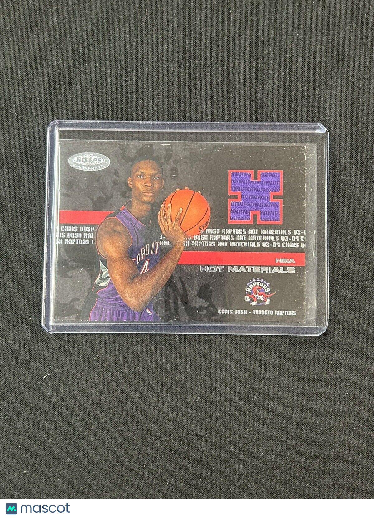 Chris Bosh 2003-2004 Hoops Hot Prospects Hot Materials #5 RC  /500