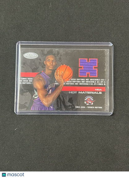 Chris Bosh 2003-2004 Hoops Hot Prospects Hot Materials #5 RC  /500