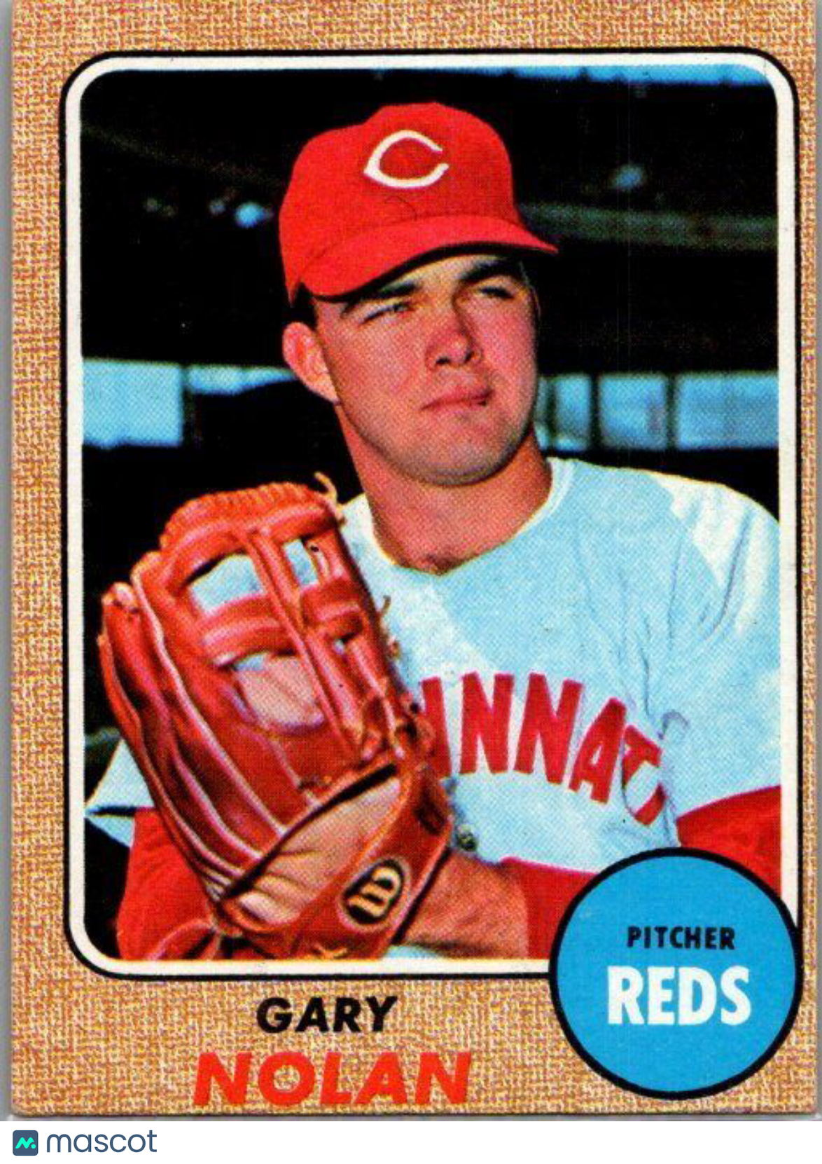 1968 Topps #196 Gary Nolan VG/EX