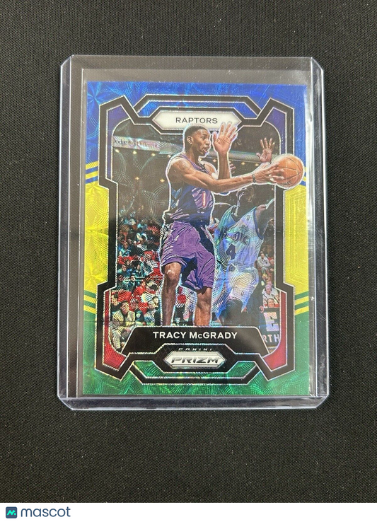 2023 Panini Prizm Blue Yellow and Green Scope Tracy McGrady