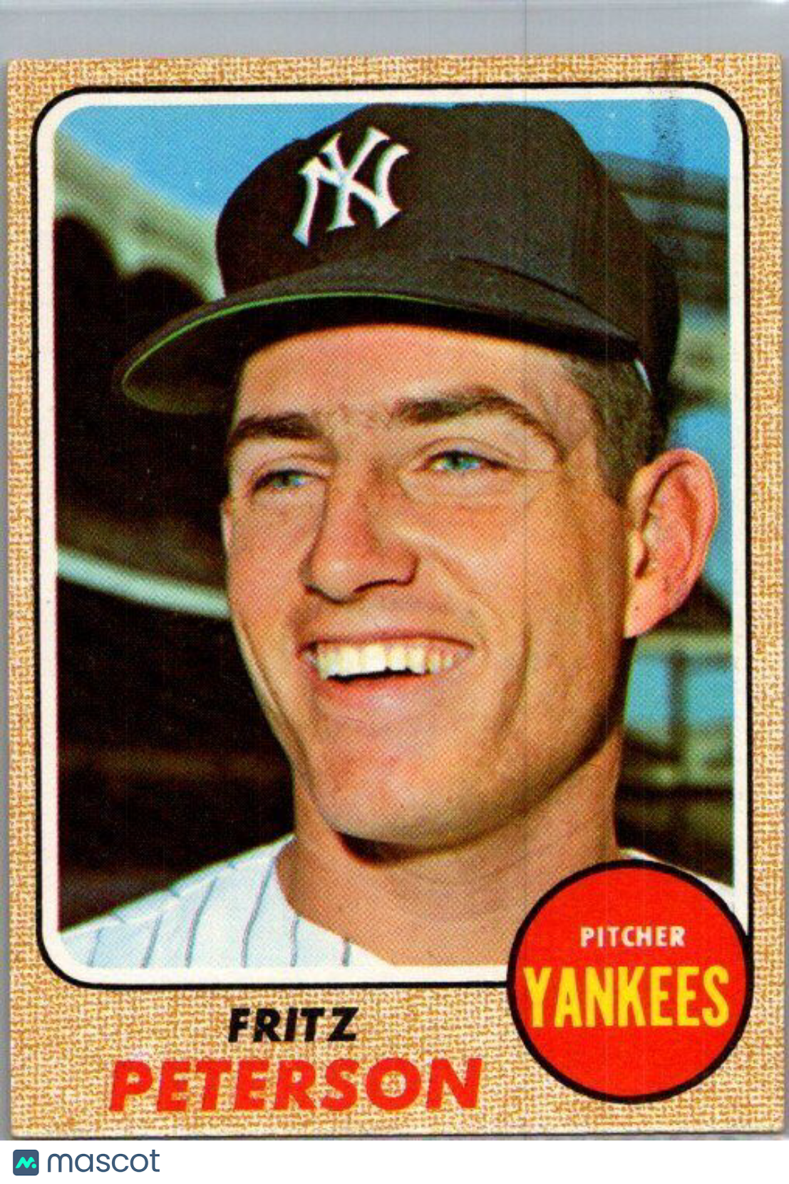 1968 Topps #246 Fritz Peterson EX/NM