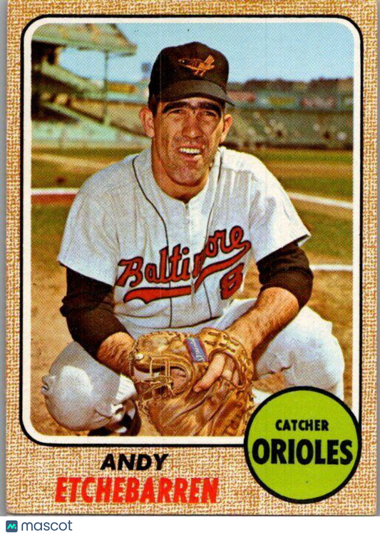 1968 Topps #204 Andy Etchebarren EX/NM