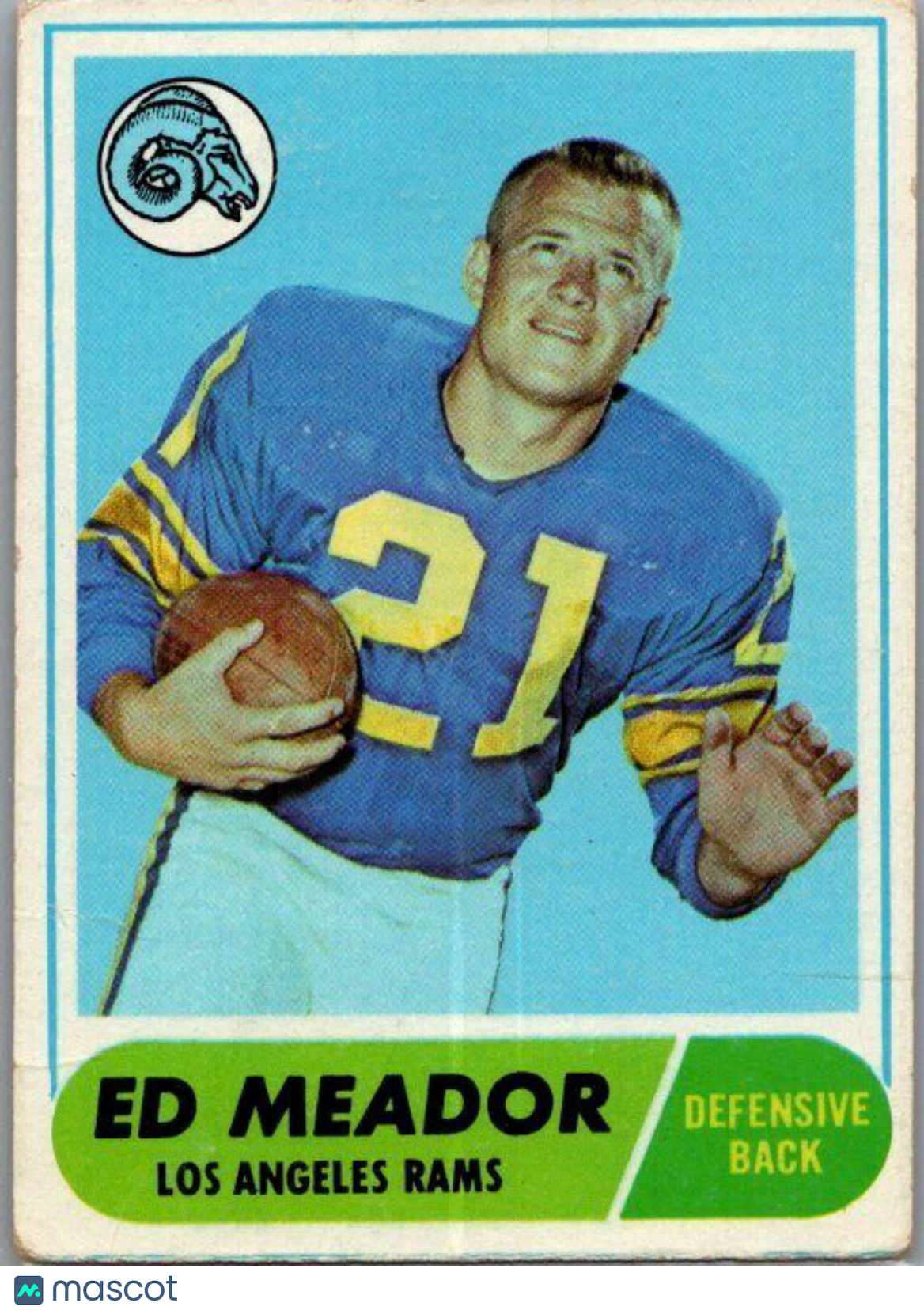 1968 Topps #106 Ed Meador