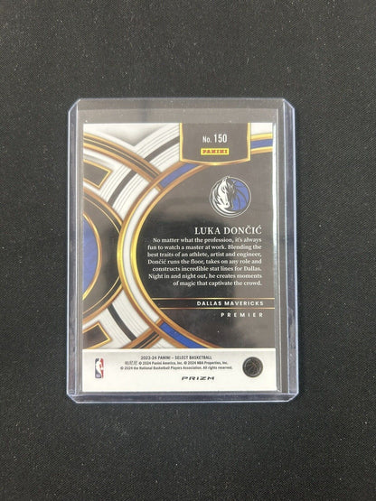 2023-24 Panini Select Premier #150 Luka Doncic Silver Prizm Mavericks