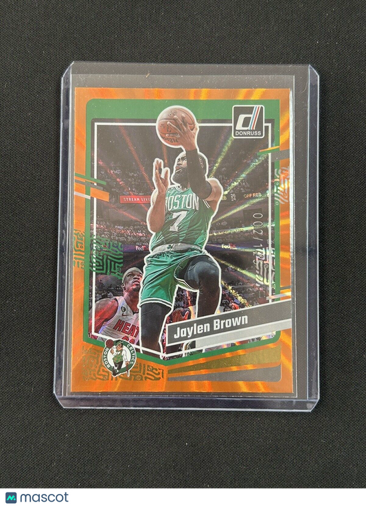 2023 Panini Donruss Orange Lazer Jaylen Brown /125