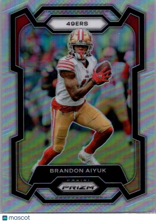 2023 Panini Prizm - #265 Brandon Aiyuk Silver Prizm