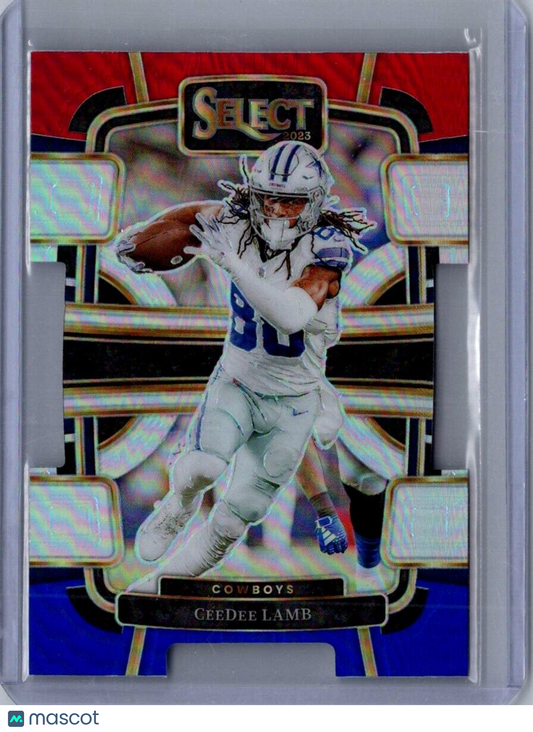 2023 Panini Select Red, White and Blue Die Cut CeeDee Lamb #29