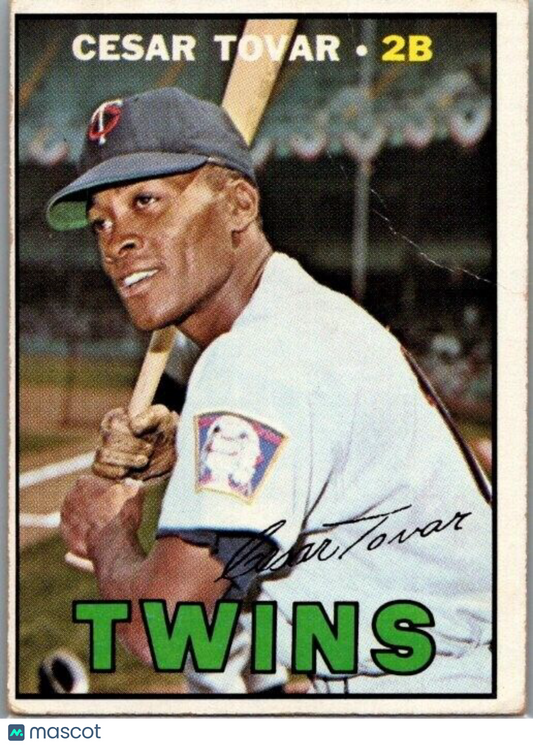 1967 Topps - #317 Cesar Tovar