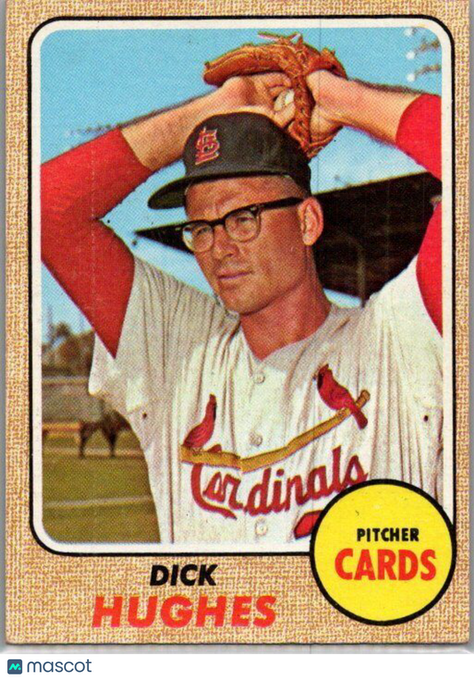 1968 Topps #253 Dick Hughes EX/NM