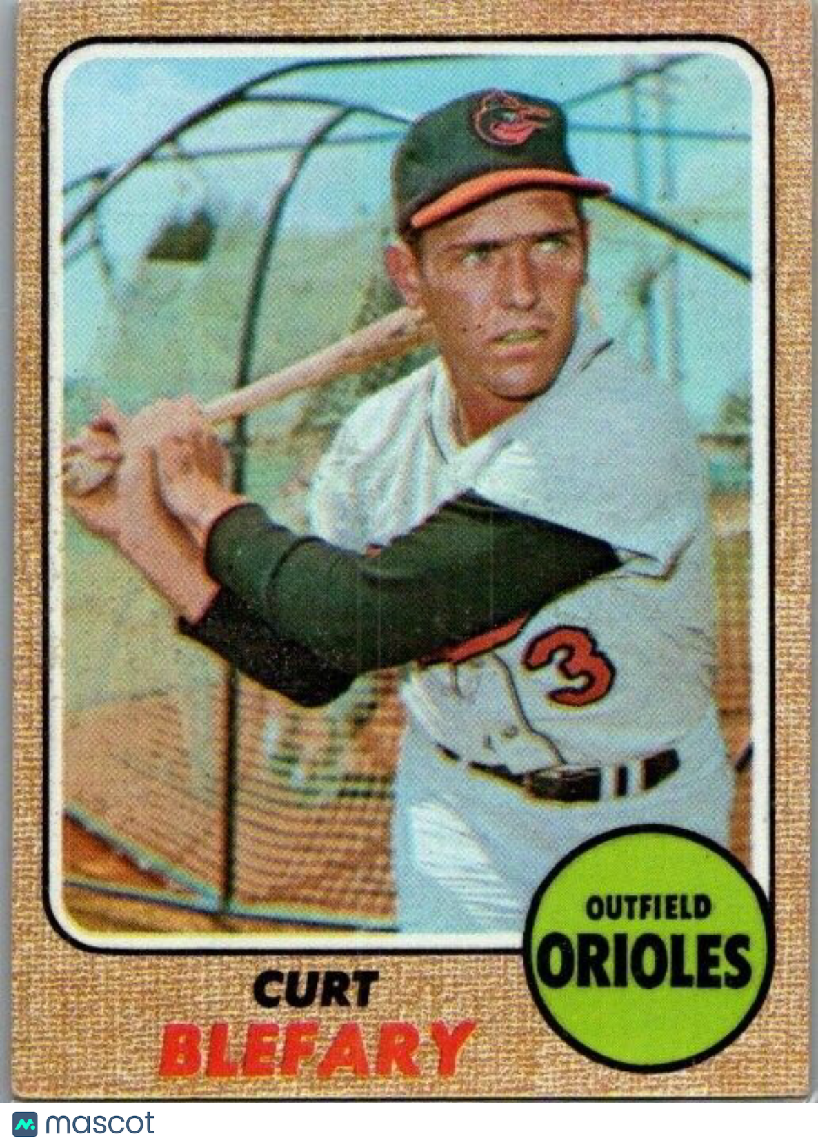 1968 Topps - #312 Curt Blefary