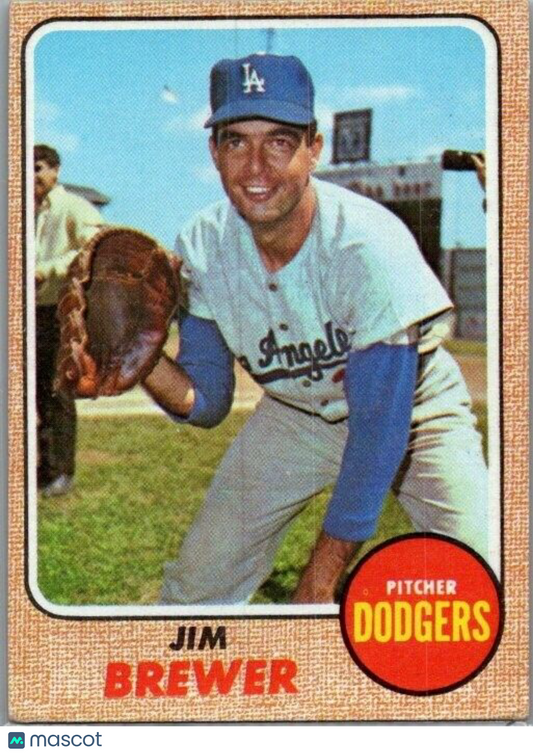 1968 Topps - #298 Jim Brewer