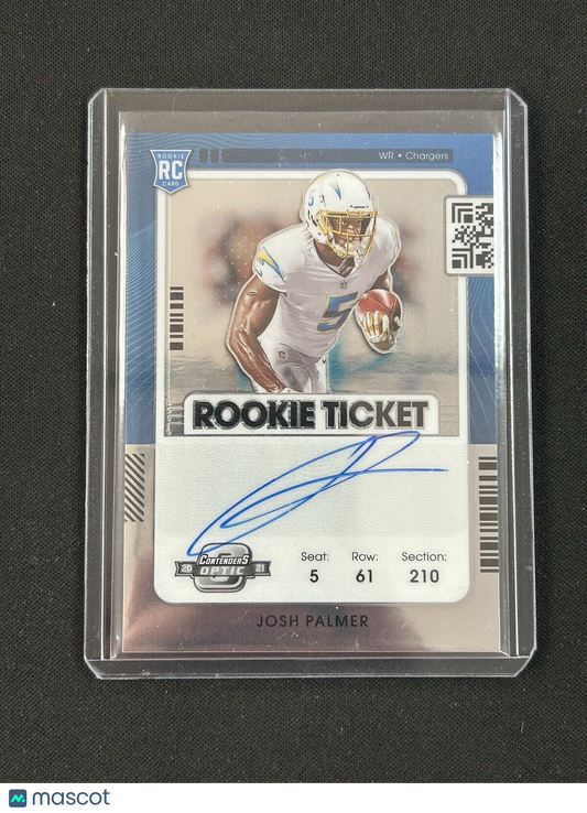 2021 Panini Contenders - Rookie Ticket RPS #124 Josh Palmer (AU, RC)