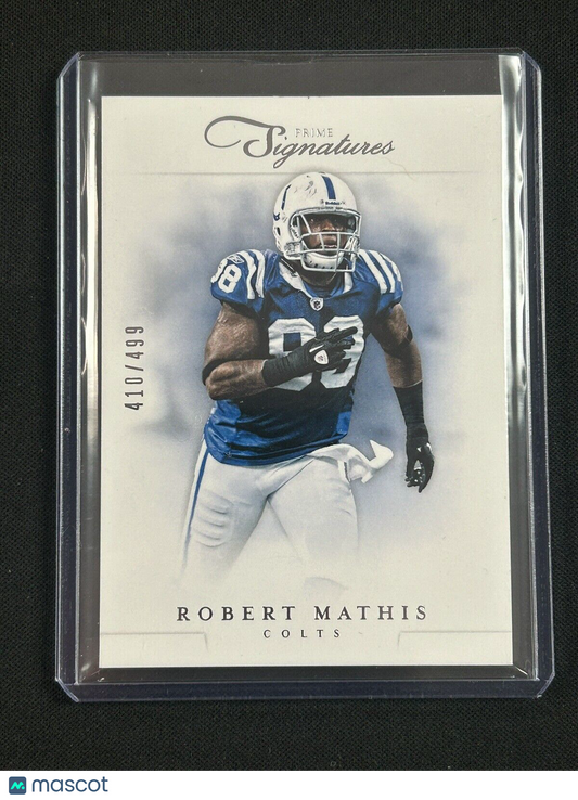 2012 Panini Prime Signatures - #121 Robert Mathis /499