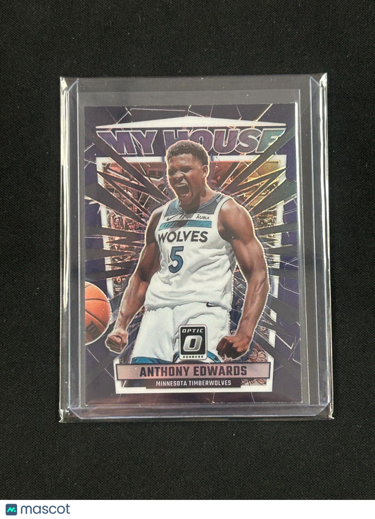 2023-24 Panini Donruss Optic Purple  My House #9 Anthony Edwards