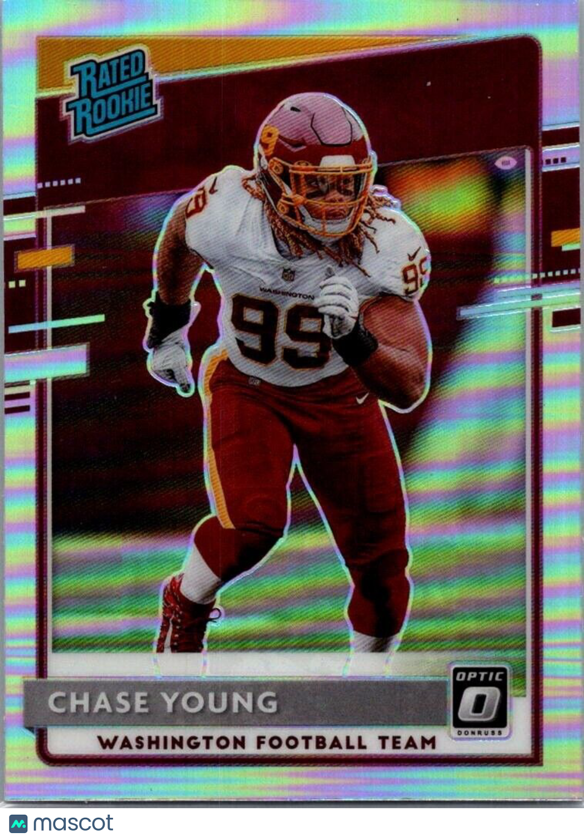 2020 Panini Donruss Optic Silver - Rated Rookies #166 Chase Young (RC)