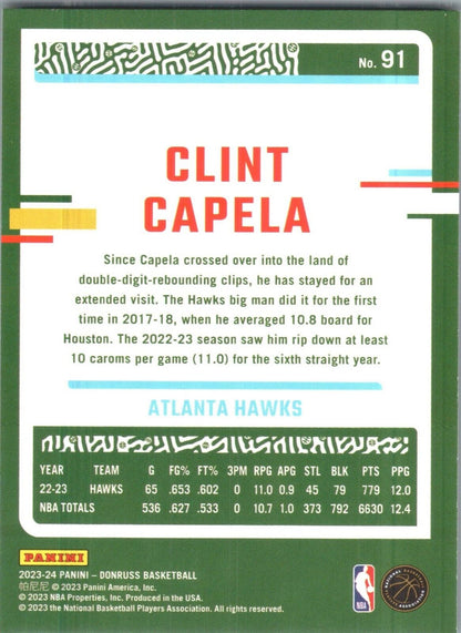 2023-24 Donruss Clint Capela #91