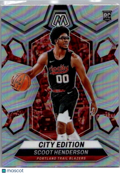 2023-24 Panini Mosaic Scoot Henderson #275 Silver City Edition