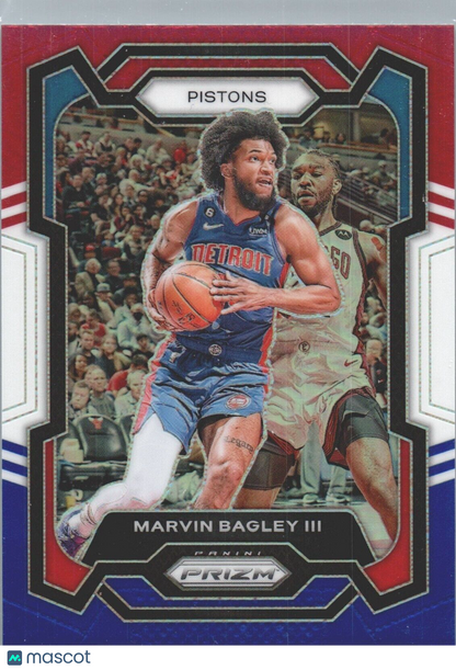 2023-24 Panini Prizm - Red, White and Blue Prizm #234 Marvin Bagley III