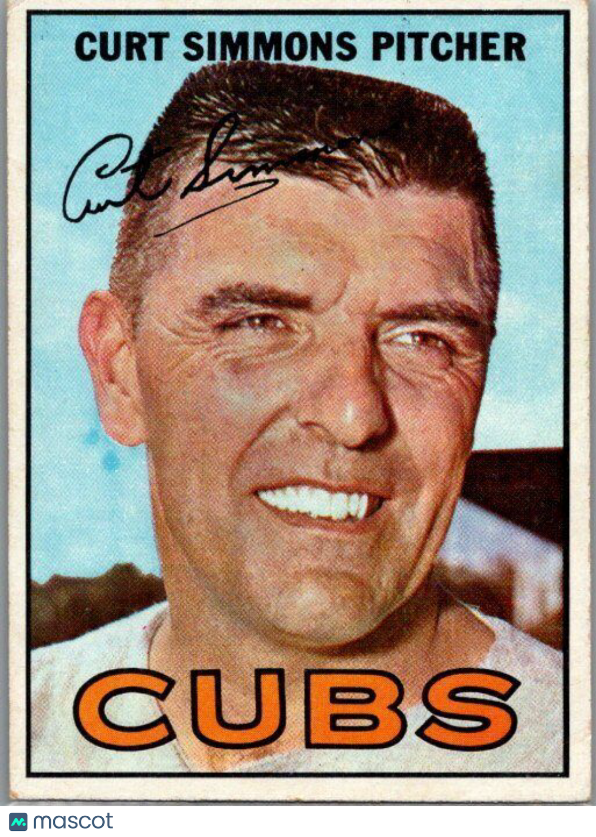 1967 Topps #39 Curt Simmons