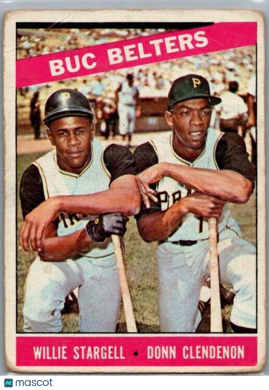 1966 Topps Donn Clendenon Willie Stargell #99