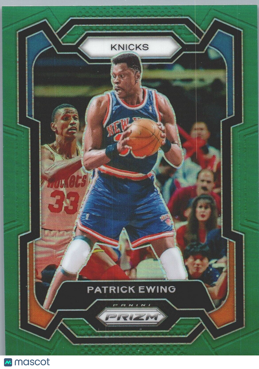 2023-24 Panini Prizm - Green Prizm #188 Patrick Ewing