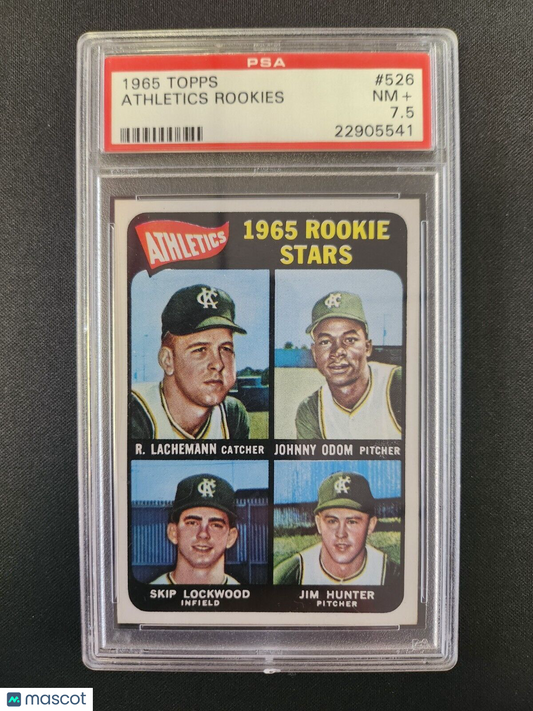 1965 Topps Athletic Rookies PSA 7.5