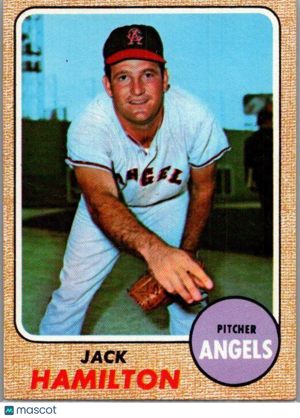 1968 Topps #193 Jack Hamilton VG/EX