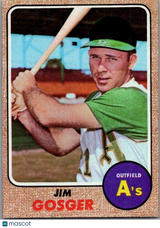 1968 Topps #343 Jim Gosger EX/NM