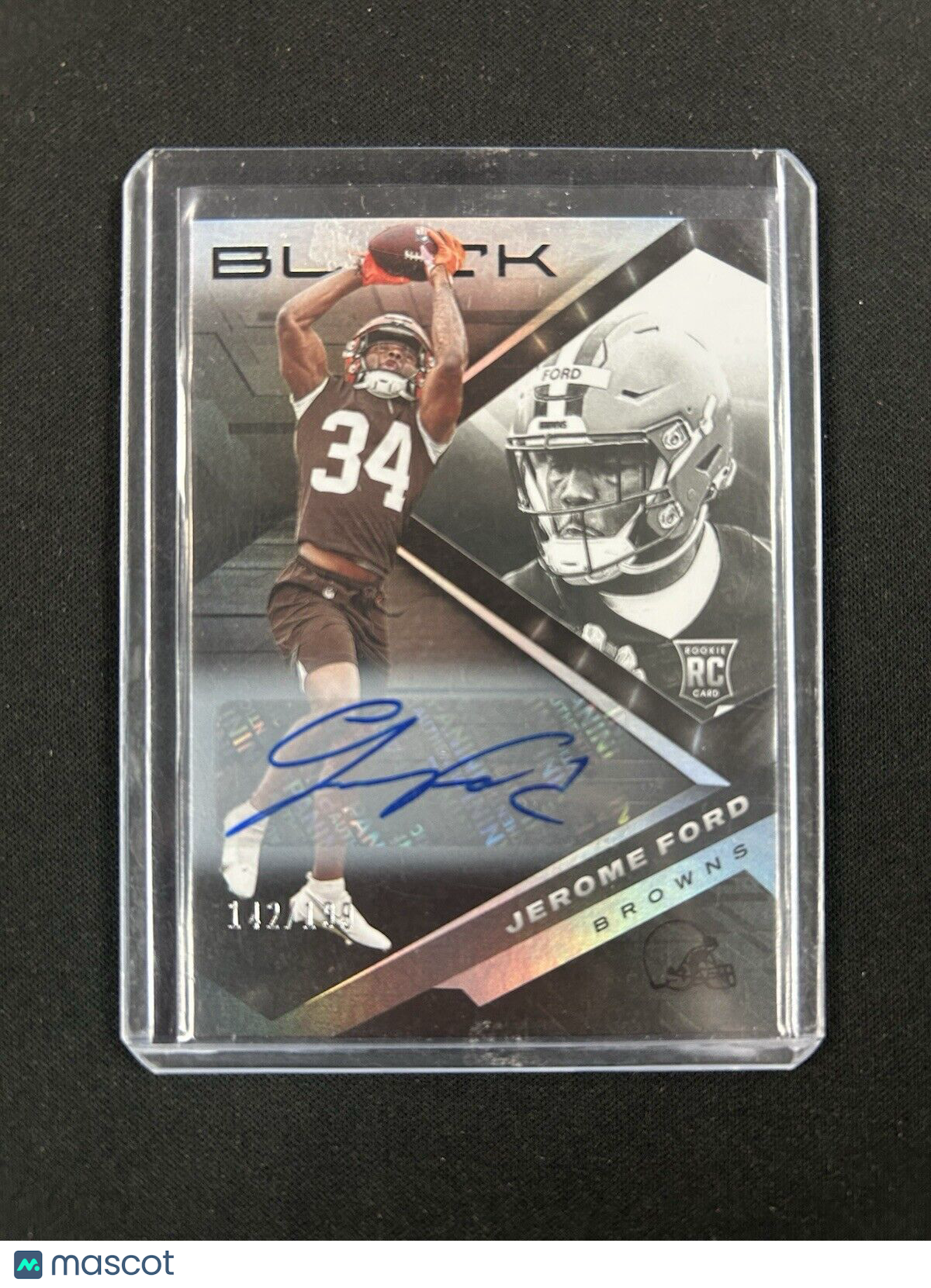 2022 Panini Black Jerome Ford Auto /199