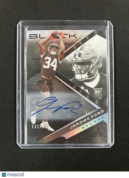 2022 Panini Black Jerome Ford Auto /199