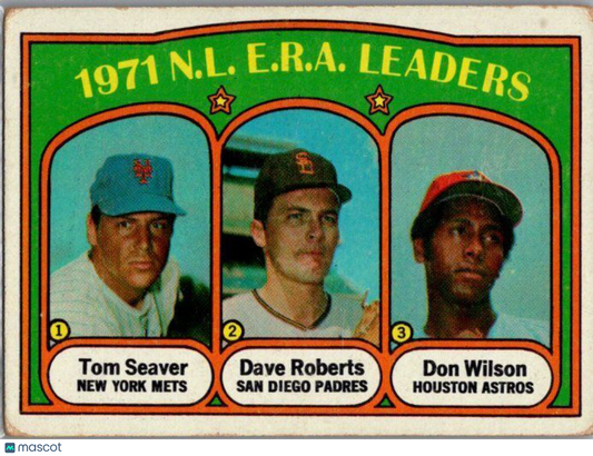 1972 Topps #91 (Tom Seaver / Dave Roberts / Don Wilson)