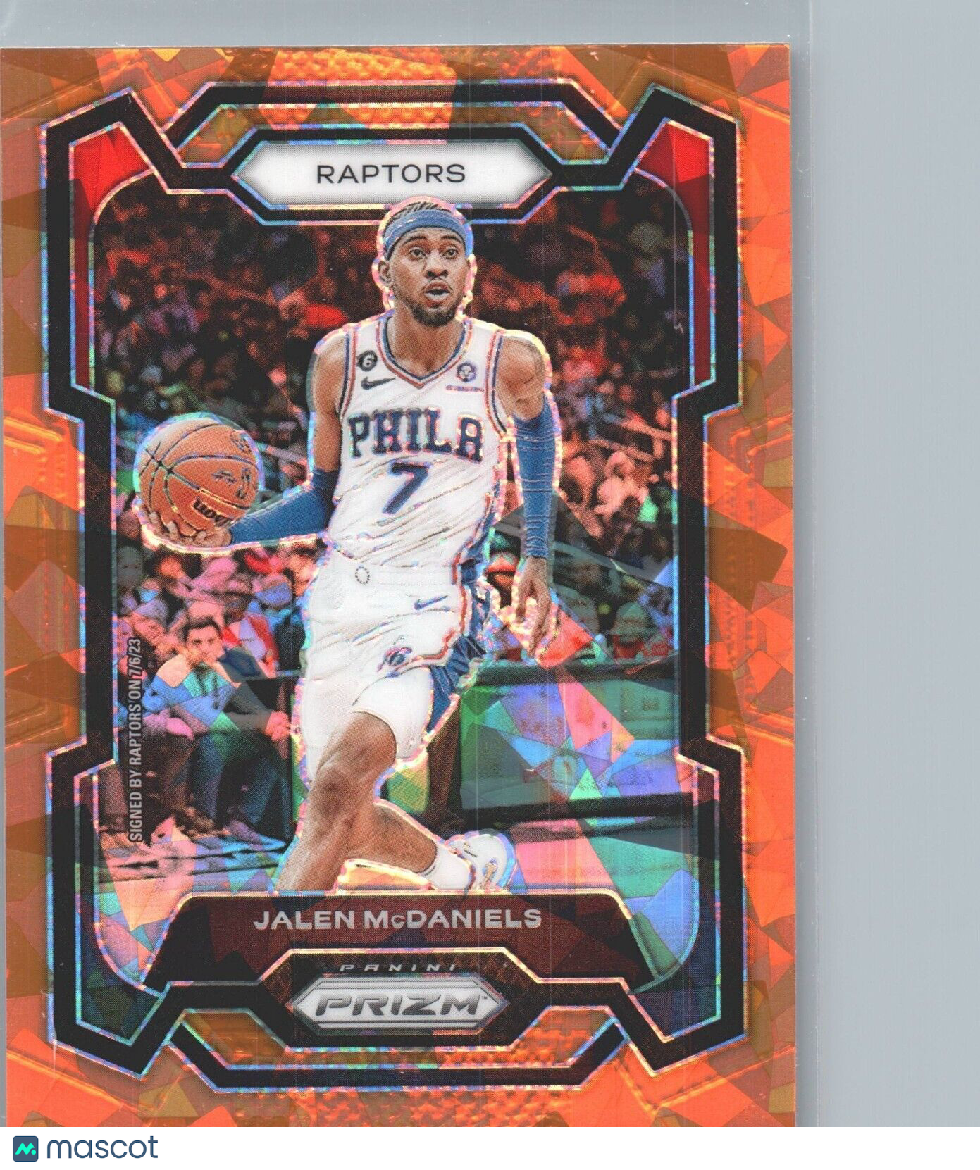 2023-24 Panini Prizm - Orange Ice #291 Jalen McDaniels