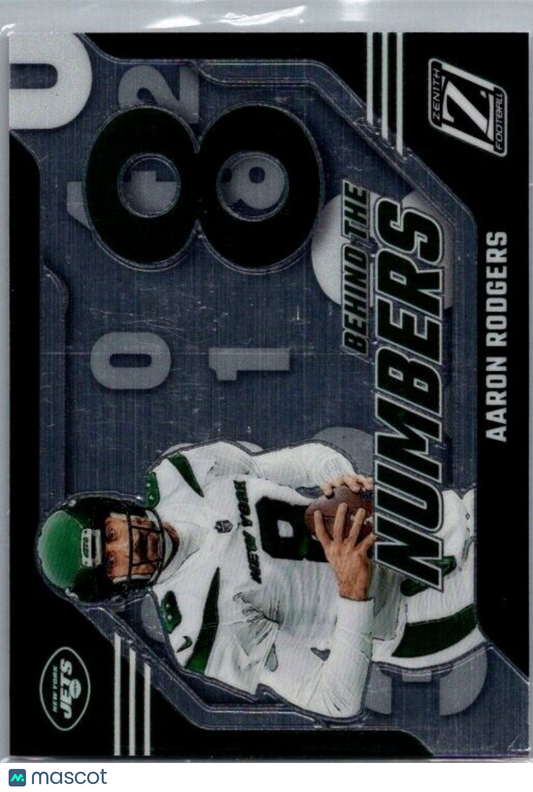 2023 Panini Zenith - Behind The Numbers #1 Aaron Rodgers