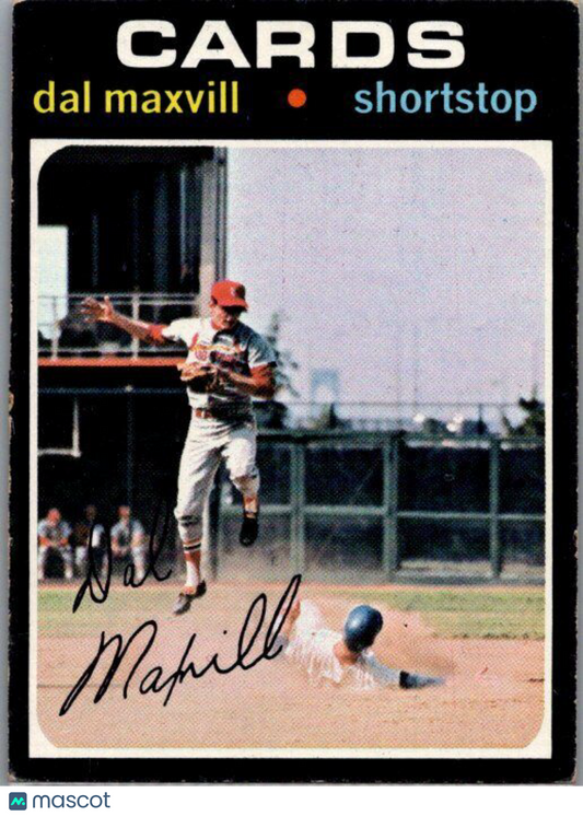 1971 Topps #476 Dal Maxvill