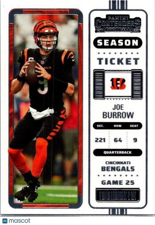 2022 Panini Contenders - Season Ticket #17 Joe Burrow