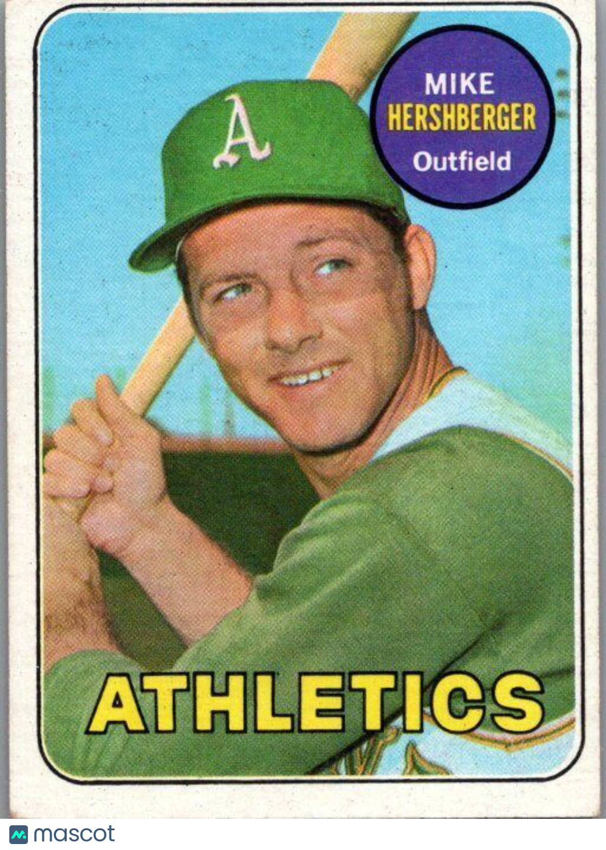 1969 Topps #655 Mike Hershberger