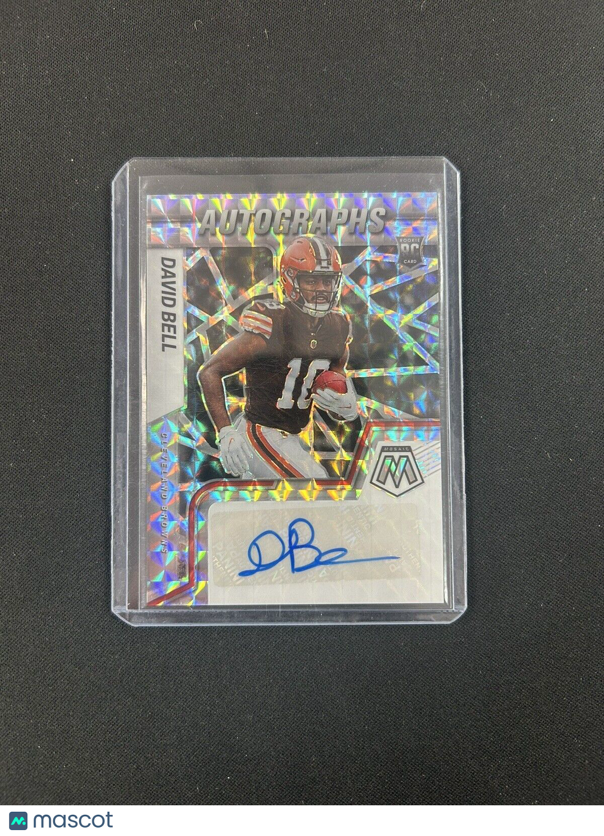 2022 Panini Mosaic - Rookie Autographs Mosaic #RAM-DB David Bell RC Browns