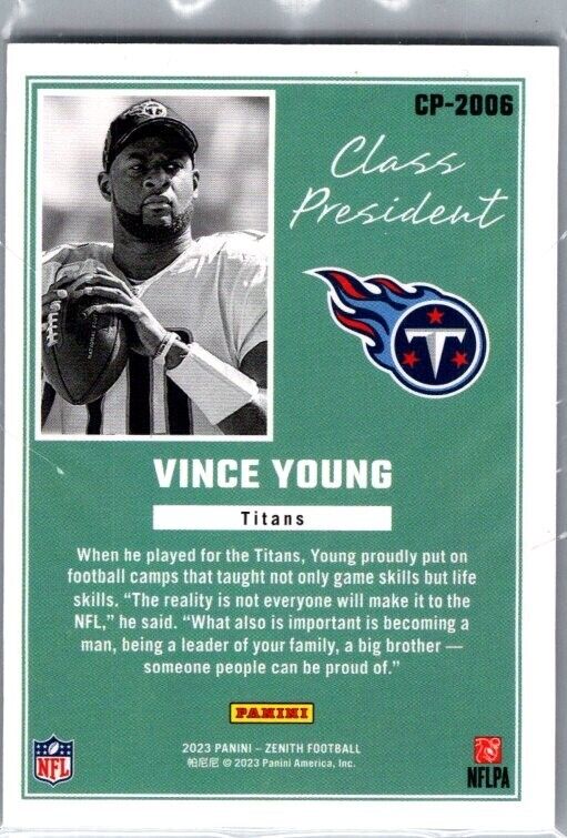 2023 Panini Zenith - Class President #CP-2006 Vince Young