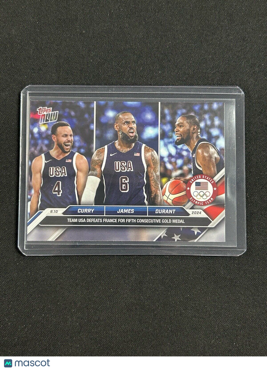 2024 Topps Now #26 Curry/James/Durant