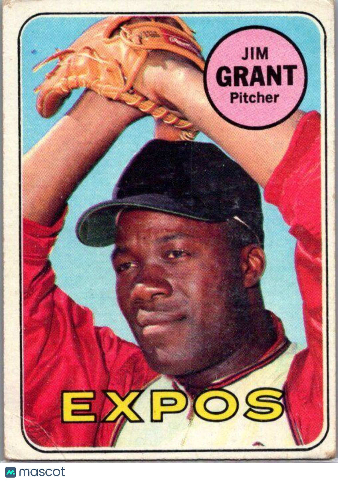 1969 Topps #306 Jim Grant